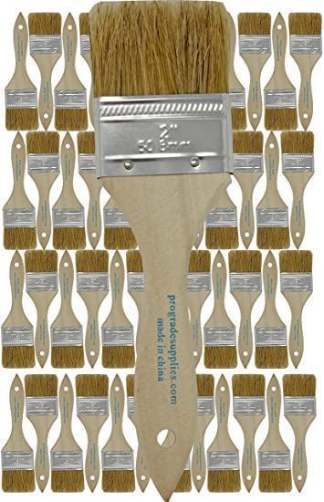  Pro Grade - Chip Paint Brushes - 36-Pack - 2 Inch Chip